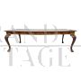 Antique style table or desk with leather top