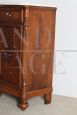 Pair of Tuscan Louis Philippe bedside tables with marble top, 1870