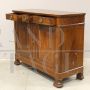 Antique Louis Philippe sideboard in walnut with two doors, 19th century