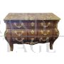 Antique Louis XV style dresser with bronzes, from 19th century