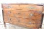 Antique Empire era chest of drawers in walnut, early 19th century