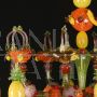 Sumptuous chandelier with triumph of fruit in Murano glass, 16 lights