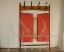 Saloon style wall coat rack, 1980s