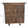 Antique Italian chest of drawers from the late 17th century in walnut wood