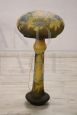 Large Gallé table lamp in artistic cameo glass