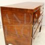 Antique Directoire period dresser in walnut, Italy 18th century