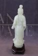 Mid-20th century carved jade Buddha sculpture