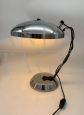 Chrome table lamp from the 70s attributable to Reggiani