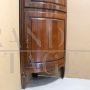 Antique rounded corner cupboard from the Louis XVI period, 18th century