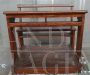 Antique 1930s school desk with bench