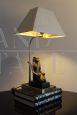 Hollywood Regency Pharaoh table lamp from the 1970s