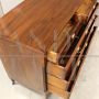 Antique Directoire dresser in walnut with 5 drawers, Italy 18th century