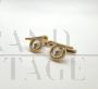 Pair of gold Chopard golf club cufflinks