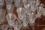 Antique 33-piece crystal baccarat set, late 19th century