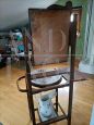 Vintage wash stand from the early 1900s with ceramic basin and jug