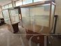 Pair of large vintage shop display cases