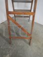 Vintage stepladder in larch wood, Italy 1960s