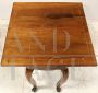 Small antique console folding table with central inlay, Italy '700 - Louis XV