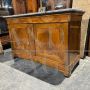 Antique Charles X Capuchin sideboard with marble top