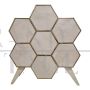 Honeycomb parchment chest of drawers