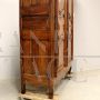 Antique Louis XV wardrobe or cupboard in inlaid walnut, 18th century