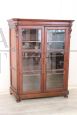 Antique 19th century solid larch display cabinet