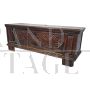 Antique richly carved 18th century chest