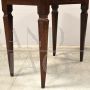 Louis XVI console desk in walnut, Italy 19th century