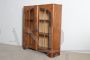 Small 1940s Art Deco display cabinet in walnut