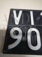 Vintage Vicenza VI25 car license plate