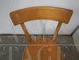 Vintage beech wood bistro chair, 1950s