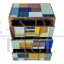 Small dresser or large bedside table in multicolored Murano glass