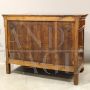 Antique Louis Philippe Capuchin sideboard in carved walnut, Italy 19th century