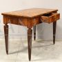 Antique 18th century desk or console table in inlaid walnut