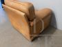 Vintage designer armchair in cognac brown leather, 1960s