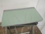 School desk from the 50s in green formica