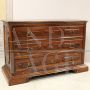 Large antique 17th century Italian chest of drawers in walnut                            