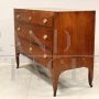 Italian Directoire period dresser in walnut from the 18th century