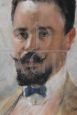 Pastel painting with portrait of a nobleman signed Michetti Francesco Paolo