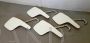 Set of 4 foldable desk tops for DSC 106 chairs by Anonima Castelli