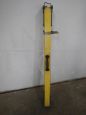 Yellow 80's yard metric rod