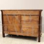 Antique Charles X chest of drawers in walnut from Italy, 19th century