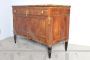 Antique Italian Umbrian sideboard from the Empire era in walnut, 1830