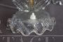 Pair of Barovier & Toso table lamps in leaf-shaped Murano glass