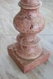 Antique stone column stoup from the early 1900s