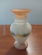 Vintage opaline Murano glass vase