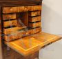 Antique Louis Philippe capuchin secretary chest of drawers in walnut, 19th century Italy