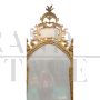 Large gilded mirror in antique Venetian Louis XV style