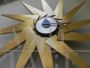 Turbine design wall clock, 1990s