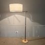 1940s reading floor lamp with directional arm